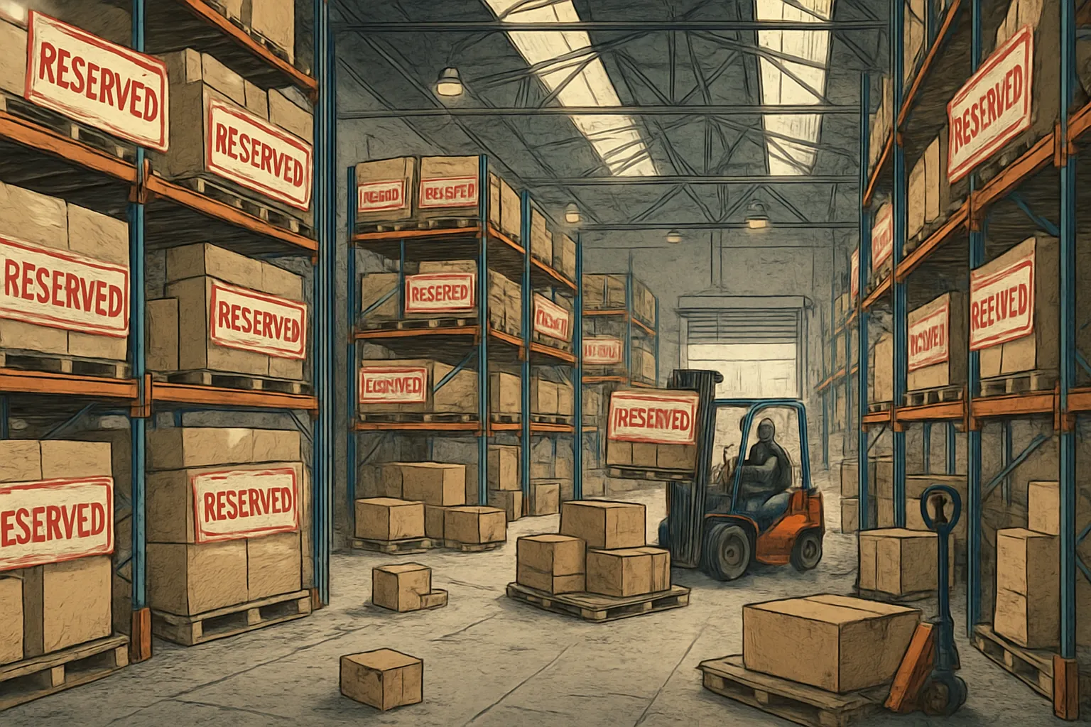 Amazon Lager mit Reservevermerk